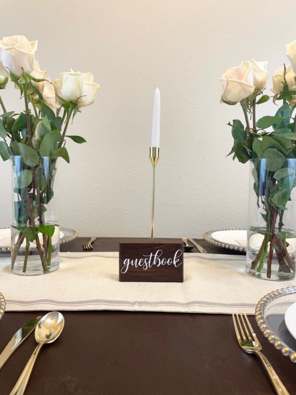 Bride and Groom and wedding table signs - Image 2