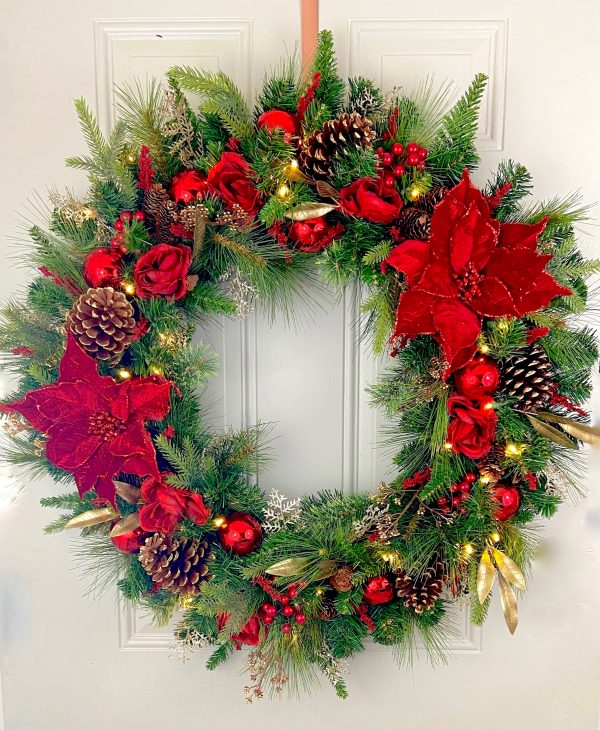 Light Up Christmas Wreath - Image 3