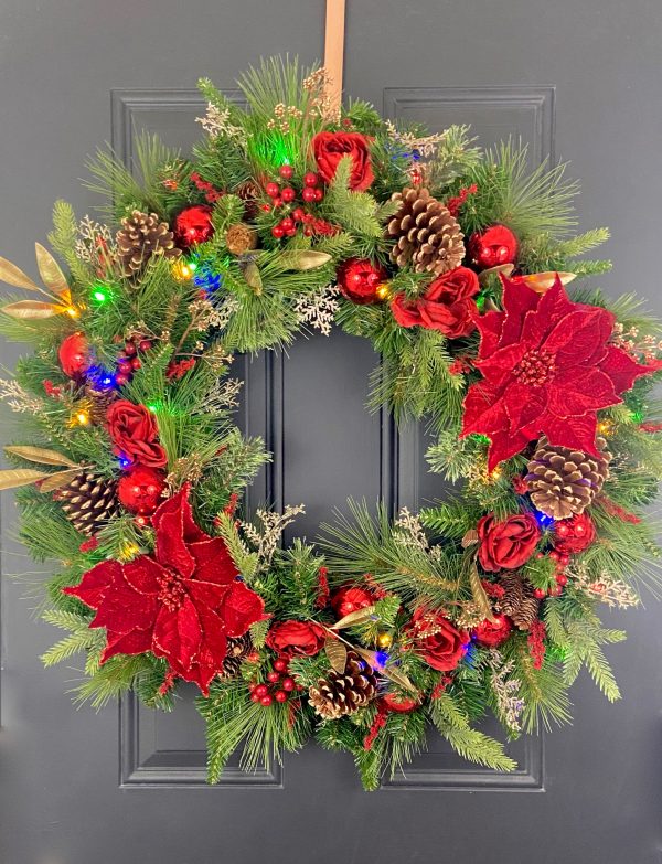 Light Up Christmas Wreath - Image 2