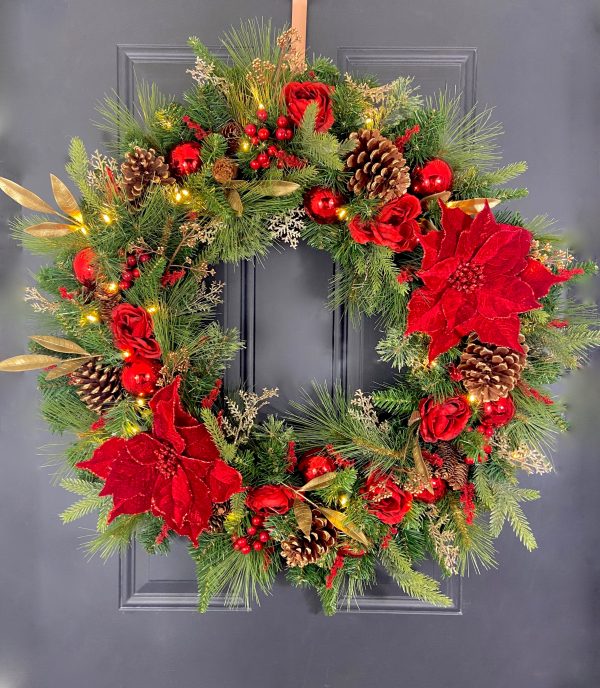Light Up Christmas Wreath