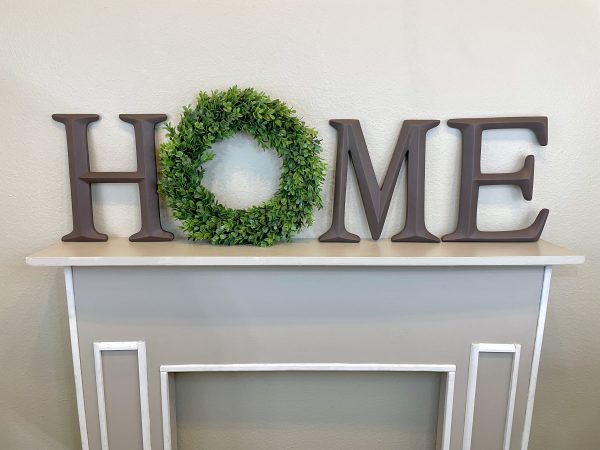 Home Letters with Boxwood Wreath (more colors available) - Image 6