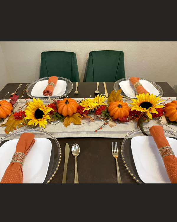 Sunflower and Pumpkin Garland
