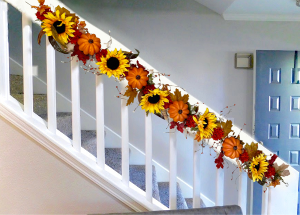 Sunflower and Pumpkin Garland - Image 2