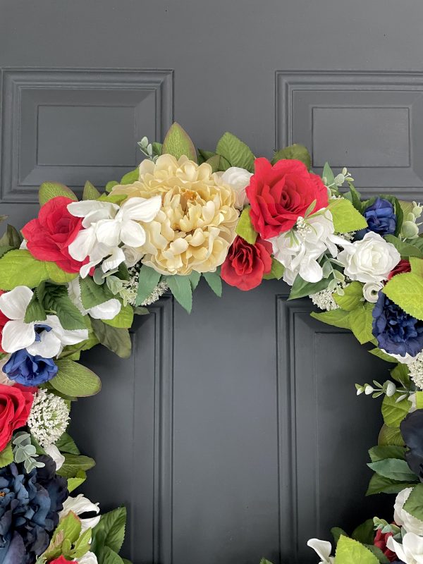 26 inch Patriotic Wreath - Image 4