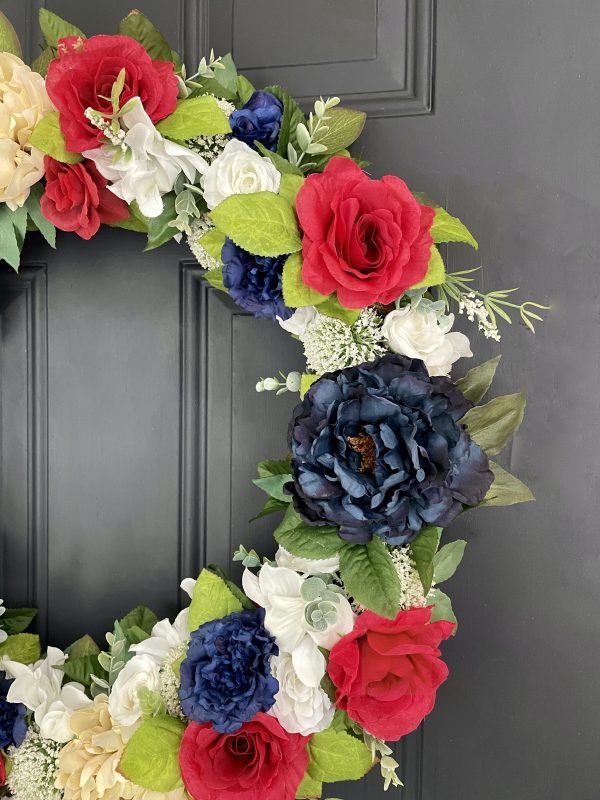 26 inch Patriotic Wreath - Image 5
