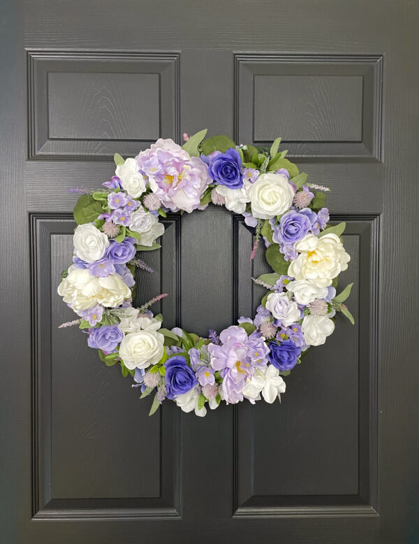 Lavender Peony Wreath - Image 2