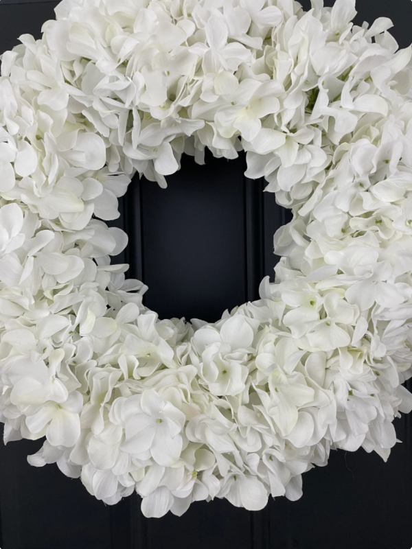 White Hydrangea Wreath - Image 6