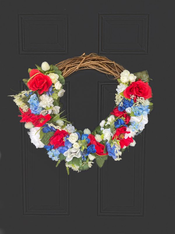 Partially Filled Patriotic Wreath
