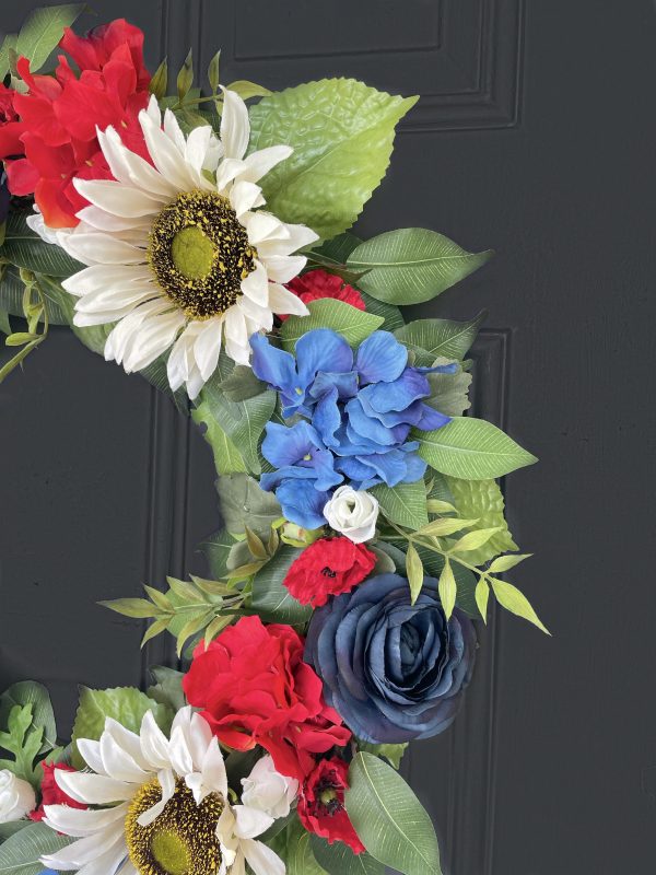 Patriotic Sunflower Wreath - Image 5