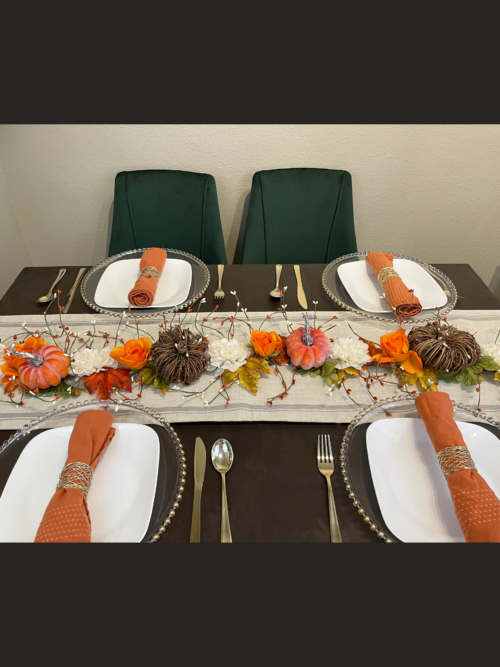 Orange and Brown Pumpkin Garland