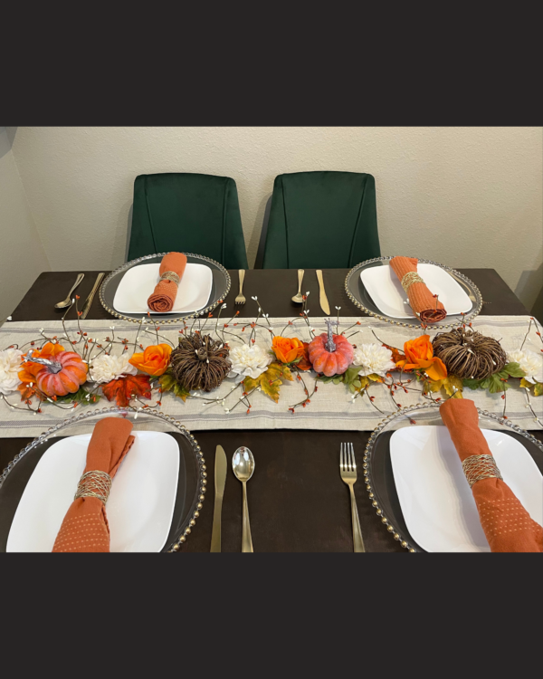 Orange and Brown Pumpkin Garland
