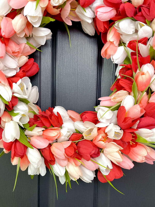 Valentine's Day Tulip Wreath - Image 6