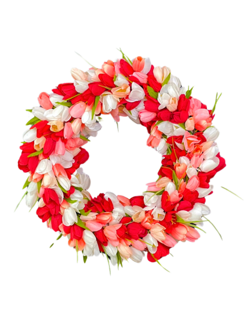 Valentine's Day Tulip Wreath