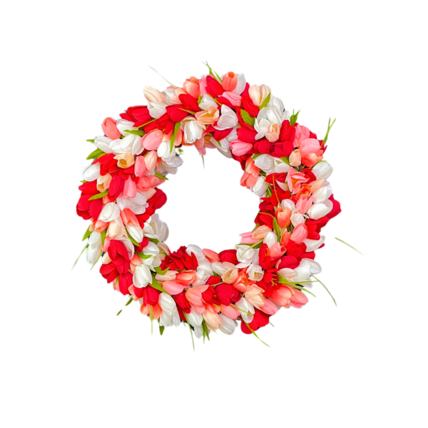 Valentine's Day Tulip Wreath
