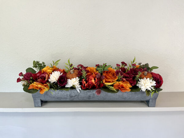 Red and Orange Pumpkin Centerpiece - Image 6