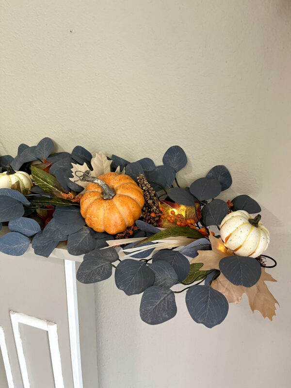 Orange and Navy Pumpkin Garland - Image 7