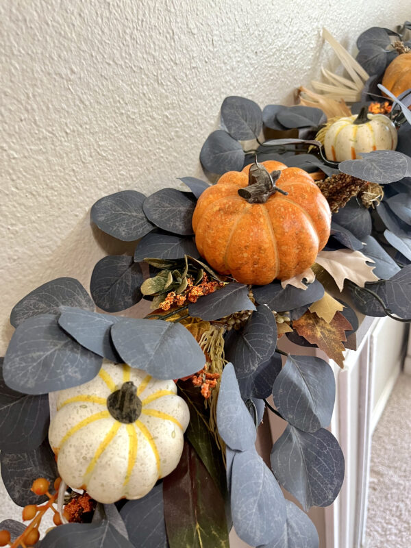 Orange and Navy Pumpkin Garland - Image 6