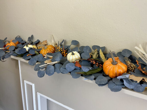 Orange and Navy Pumpkin Garland - Image 5
