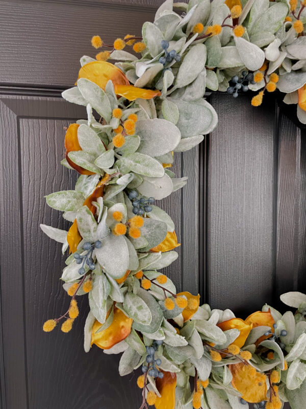 Lamb's Ear Fall Berry Wreath - Image 4