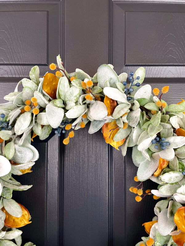 Lamb's Ear Fall Berry Wreath - Image 5