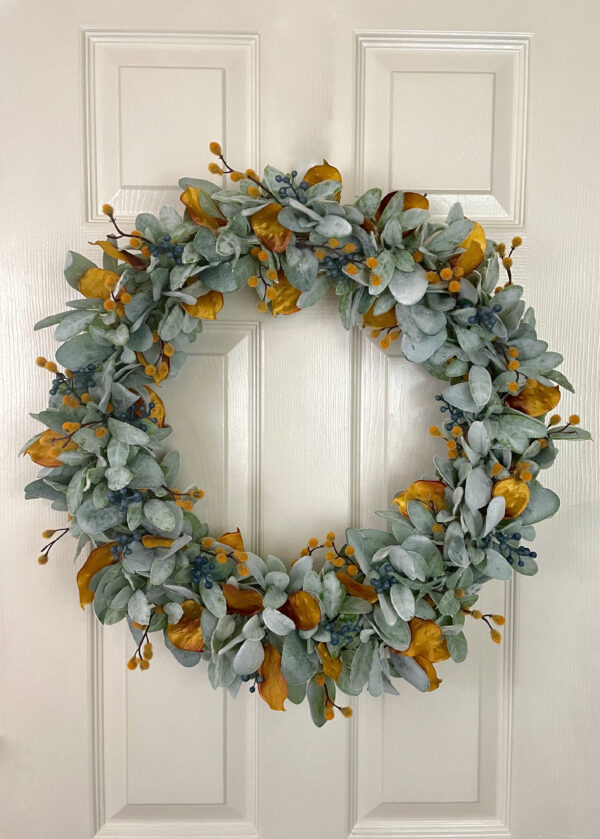 Lamb's Ear Fall Berry Wreath - Image 8