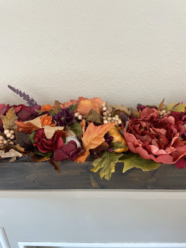 Plum and White Pumpkin Centerpiece - Image 5