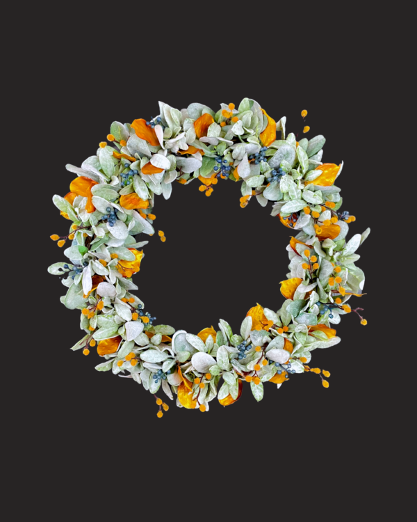 Lamb's Ear Fall Berry Wreath