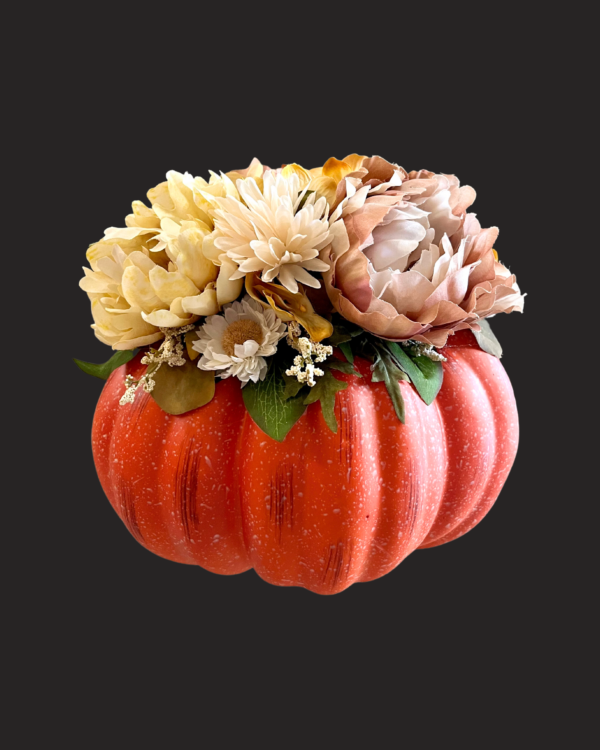 Orange Flower Pumpkin