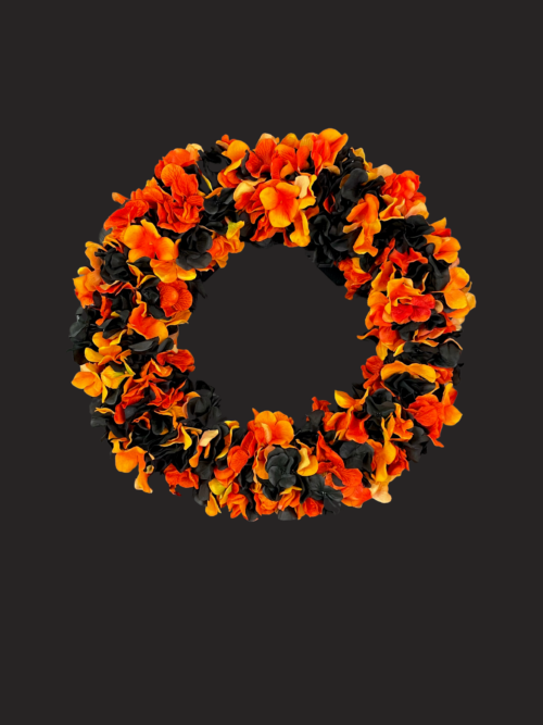 Halloween Hydrangea Wreath