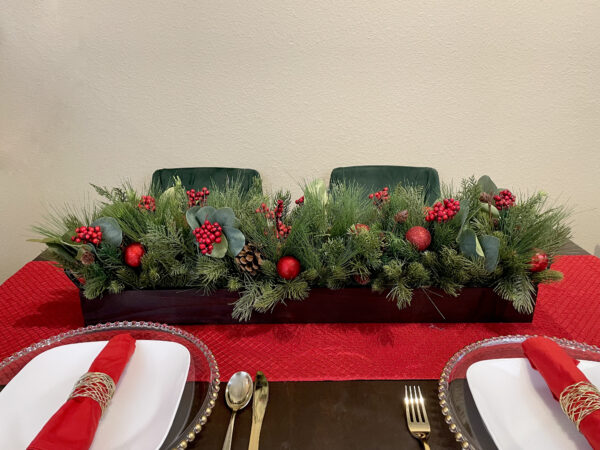 Christmas Berry and Pine Centerpiece - Image 2