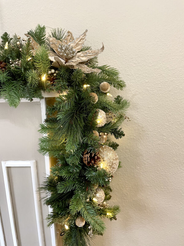 Green and Gold Pine Garland - Image 6