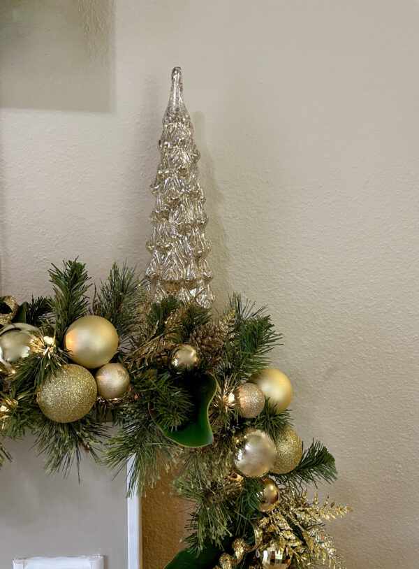 Gold Ornament Magnolia Garland - Image 6