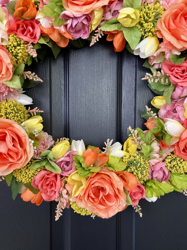 Yellow and Orange Floral Wreath - Image 6