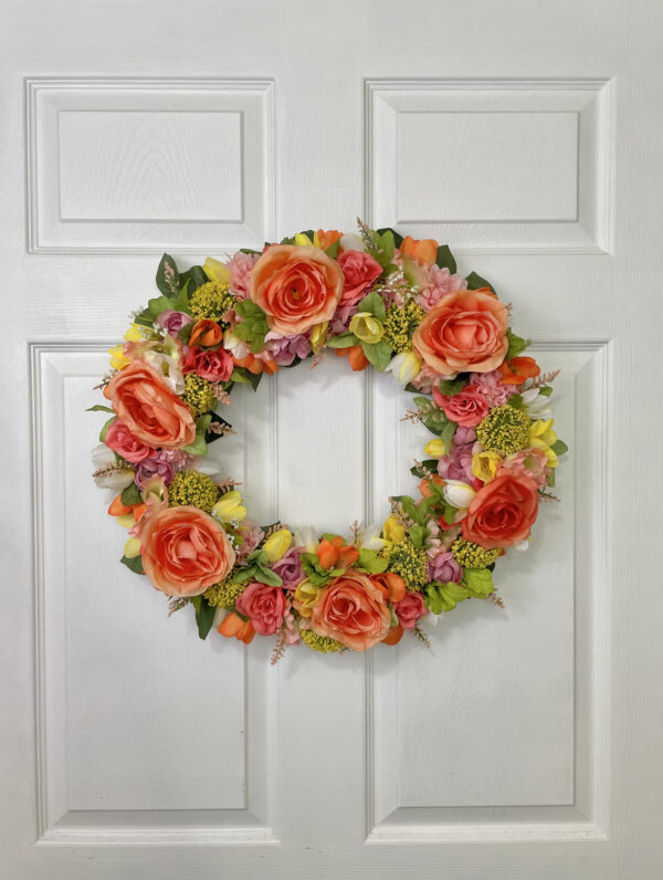 Yellow and Orange Floral Wreath - Image 7