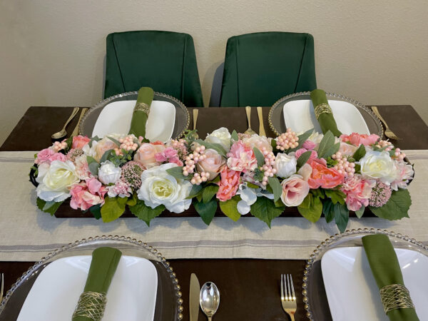 Pastle Floral Centerpiece - Image 3