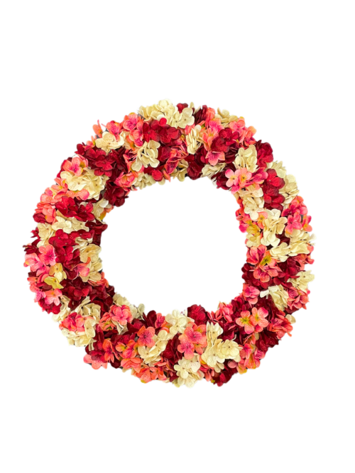 Valentines Blended Hydrangea Wreath
