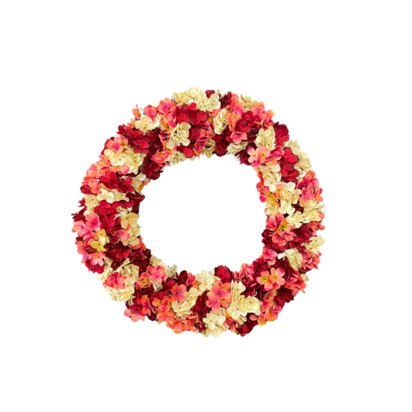 Valentines Blended Hydrangea Wreath