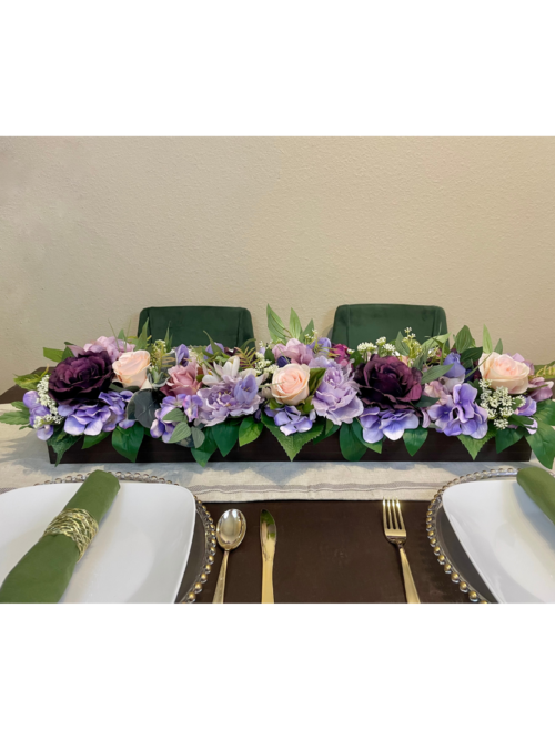 Purple Peony Centerpiece