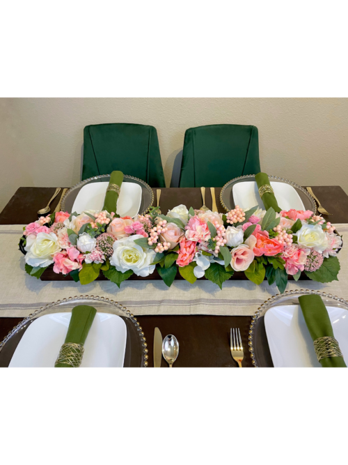 Pastle Floral Centerpiece