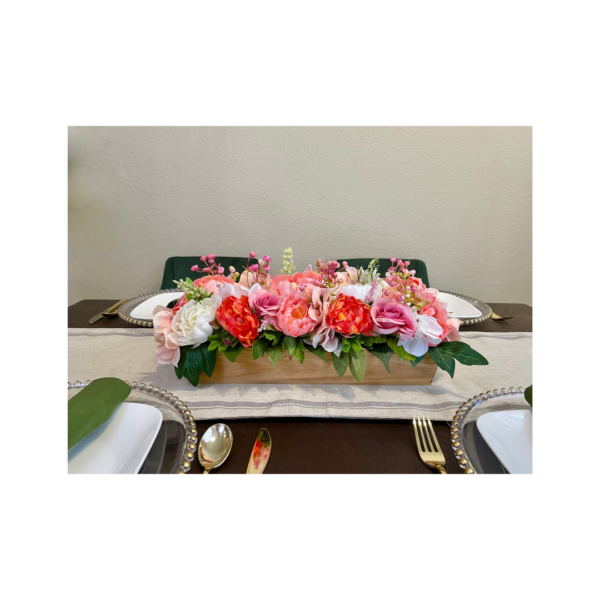 Peach Peony Mini Centerpiece